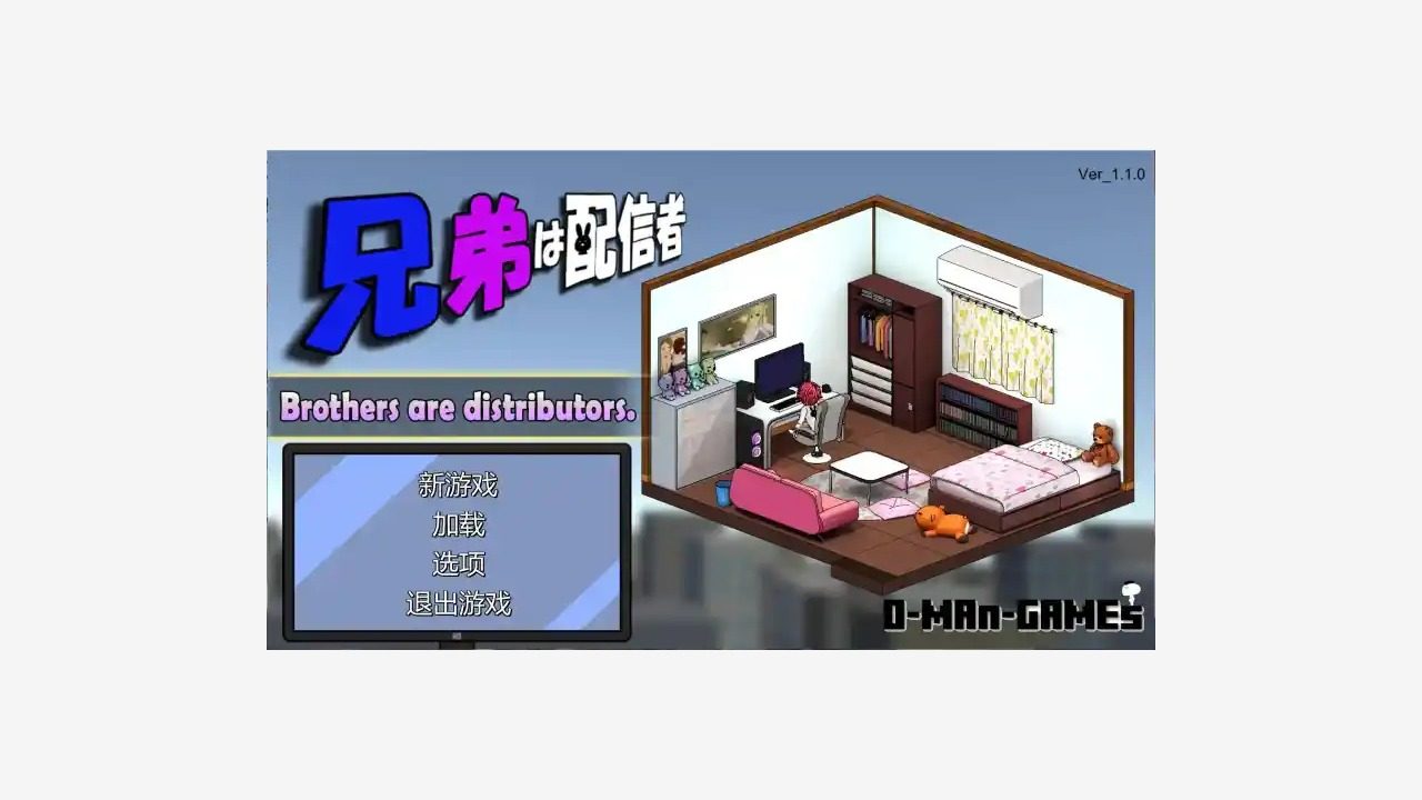 主播兄弟NTR二人 主播兄弟NTR二人汉化版下载和家具系统解锁方法 封面图